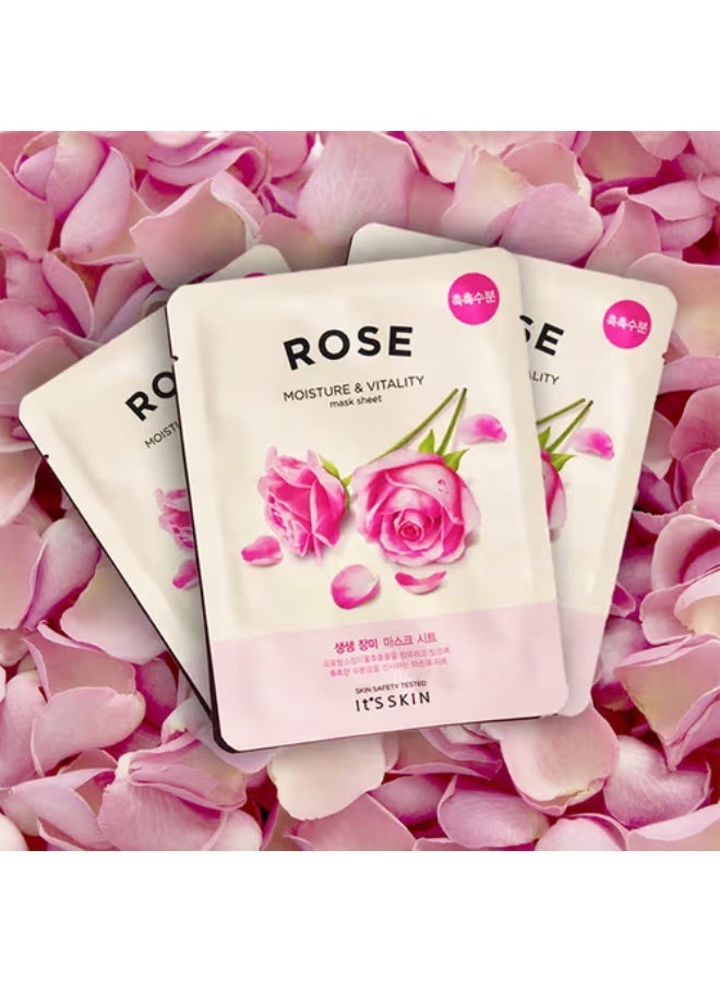Its Skin It'S Skin The Fresh Moisture & Vitality Mask Sheet Rose 20g - Image 3